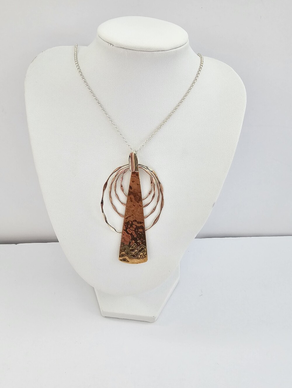 RLM Studio Modernist Mixed-Metal Pendant Necklace​This striking statement piece